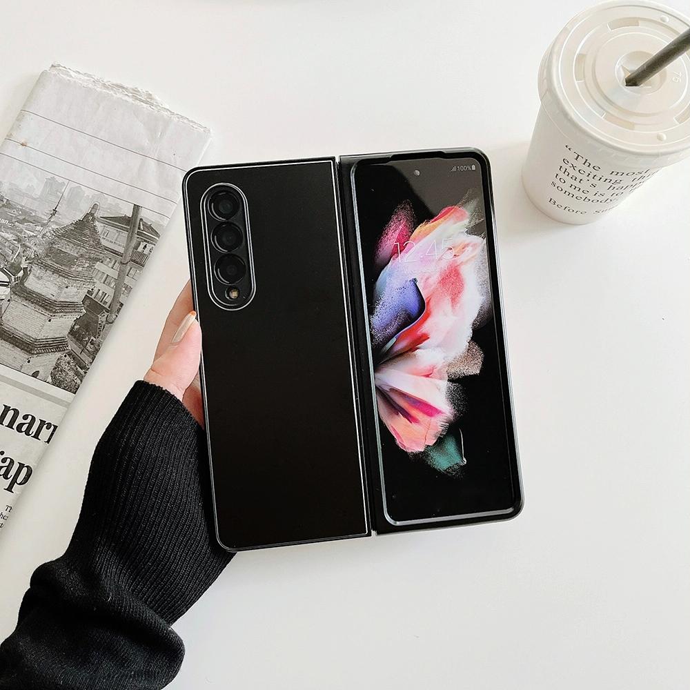 Aluminum Foldable Phone Case for Samsung Galaxy z Fold 4 - Red