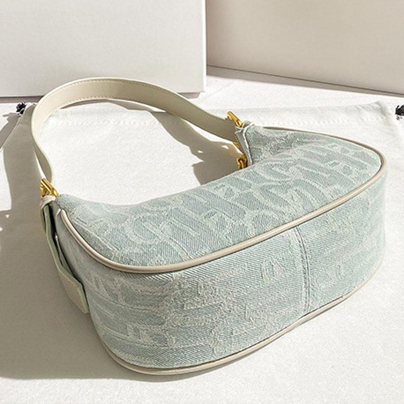 Light Denim Shoulder Bag For Women