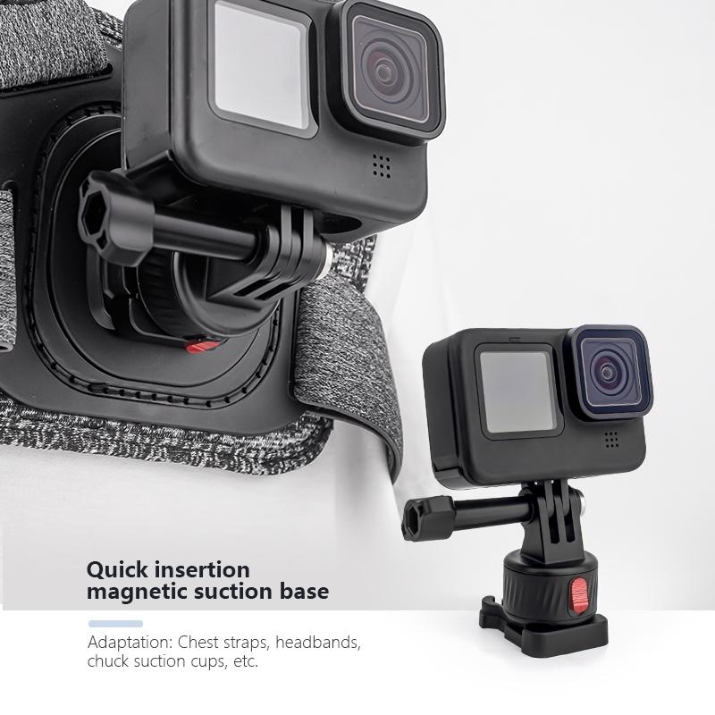 3-Piece Magnetic Gimbal Base Adapter For Gopro / Insta360 Go 3 Action Camera