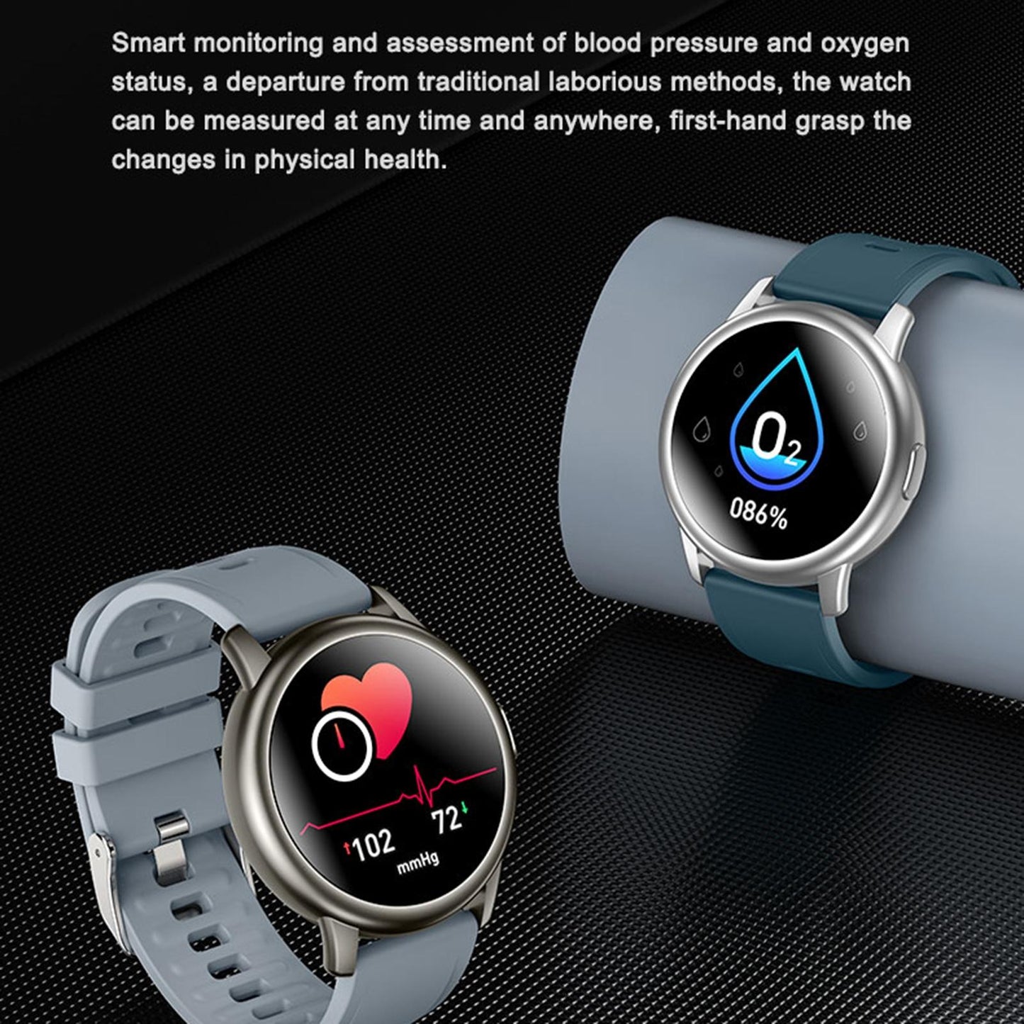 1.3 Inch Tft Screen Smart Watch Support Blood Pressure Monitoring / Sleep Monitoring - Green