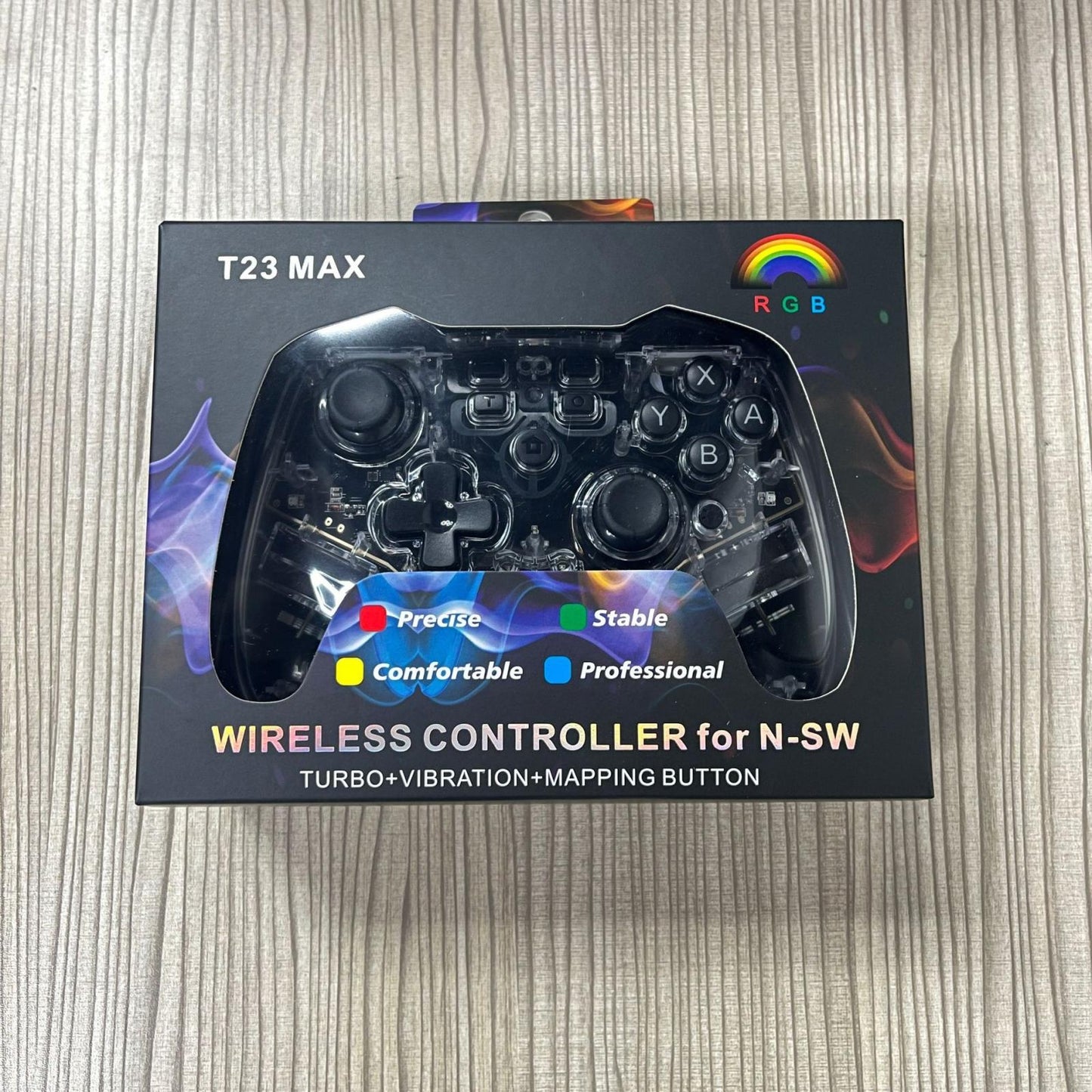Led Wireless Gamepad for Switch Pro with Light