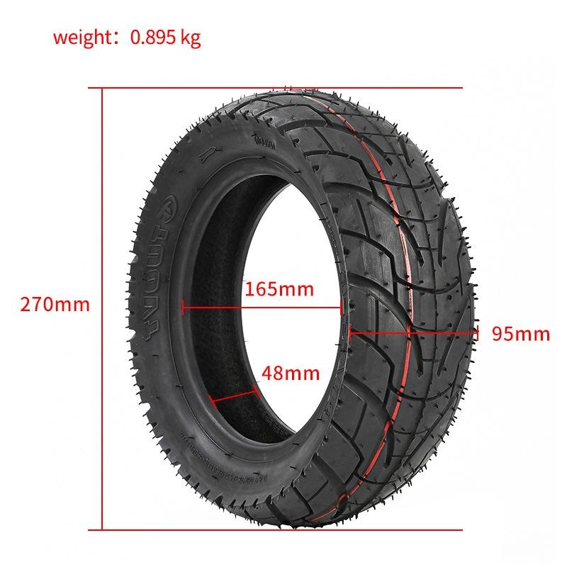 10 Electric Skateboard with Vacuum Explosion-proof Outer Tire - Kugoo M4 Tuovt 80 / 65-6.5 - Highway Tire