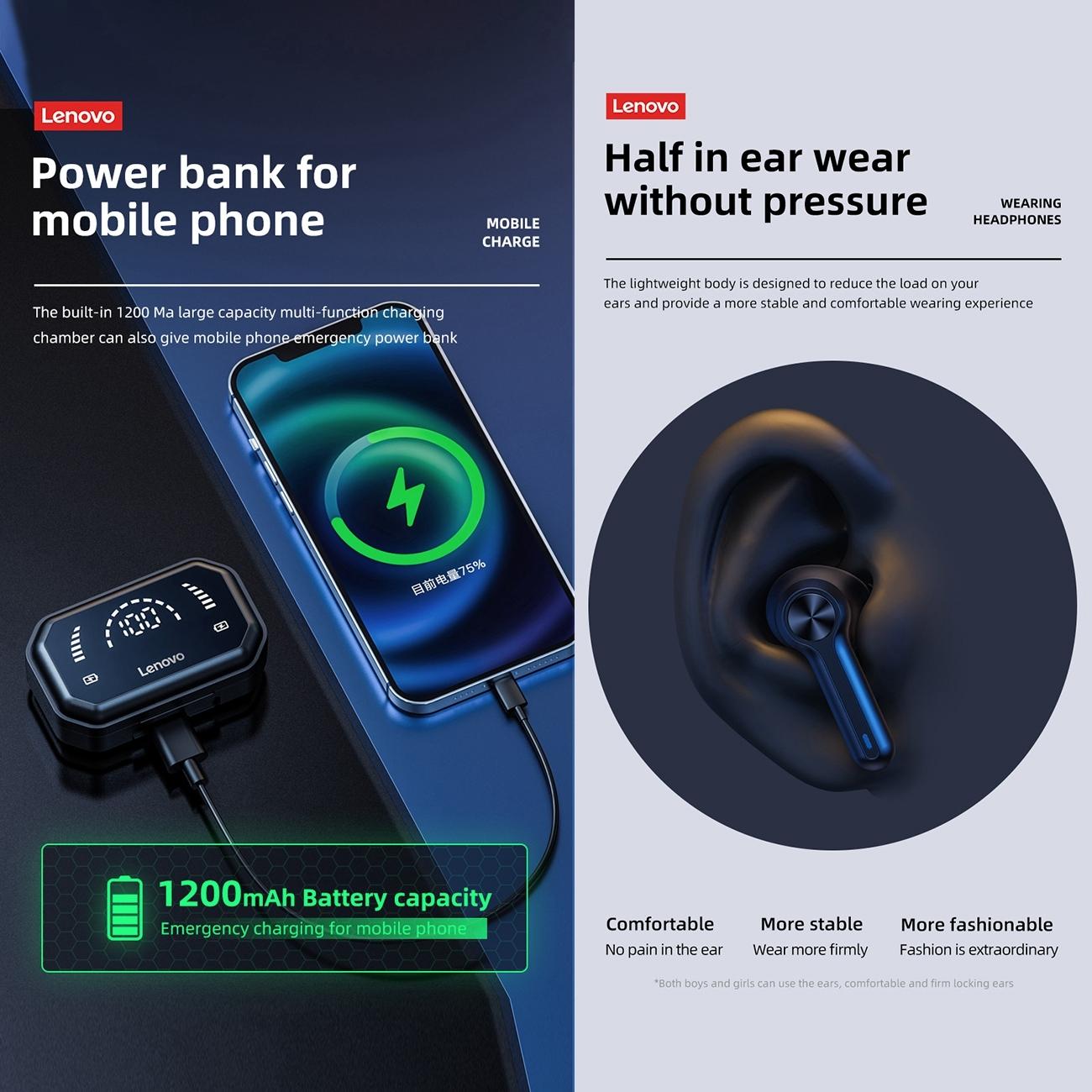 Pro Tws Wireless Bluetooth Earphones with Led Display - Black