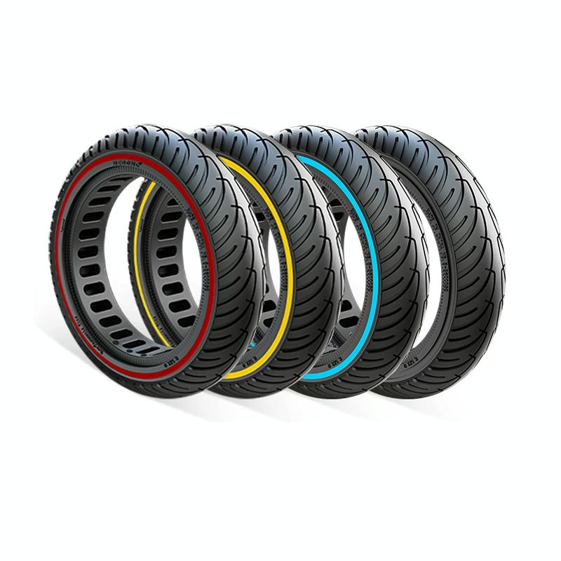 8.5 Inch Honeycomb Solid Tire for Xiaomi Electric Scooters - Red