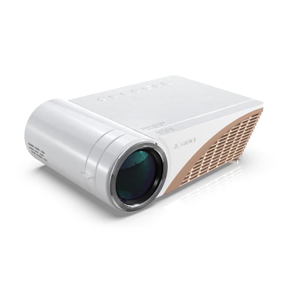 Portable Home Theater Projector - 5500 Lumens Hd Led 1280X720 - Black