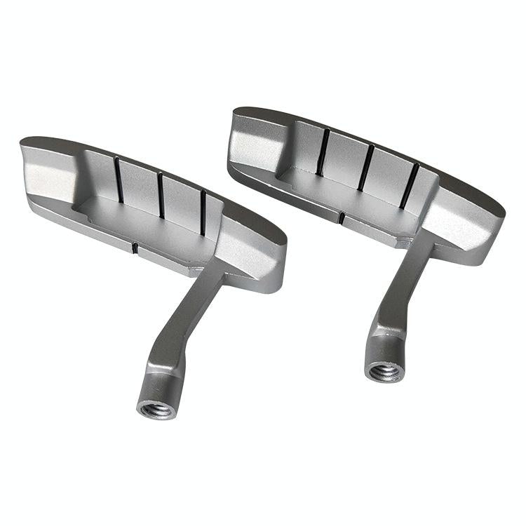 Kids Golf Putter Head - Single-Sided Zinc Alloy Practice Putter - Silver
