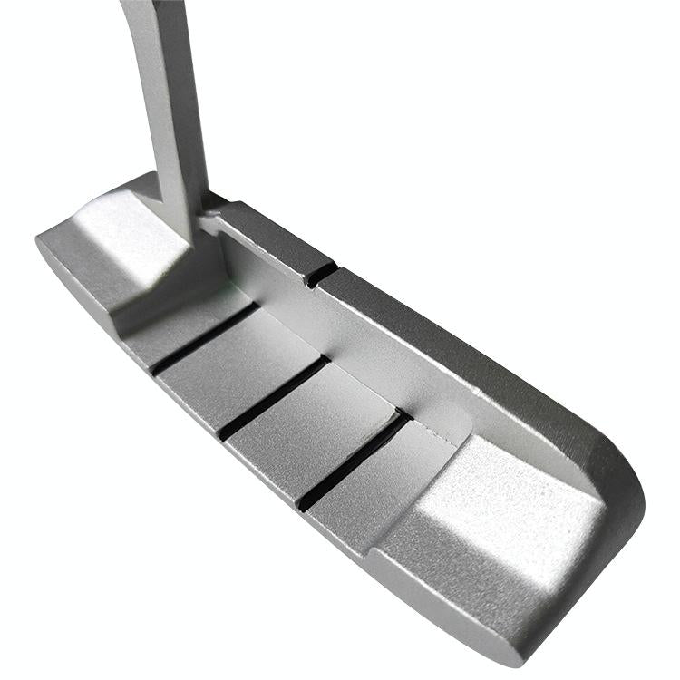 Kids Golf Putter Head - Single-Sided Zinc Alloy Practice Putter - Silver