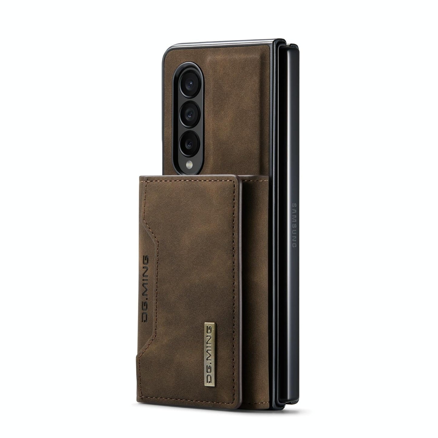 Multi-card Phone Case for Samsung Galaxy z Fold 4 - Fits Dg.ming M2 Series - Green