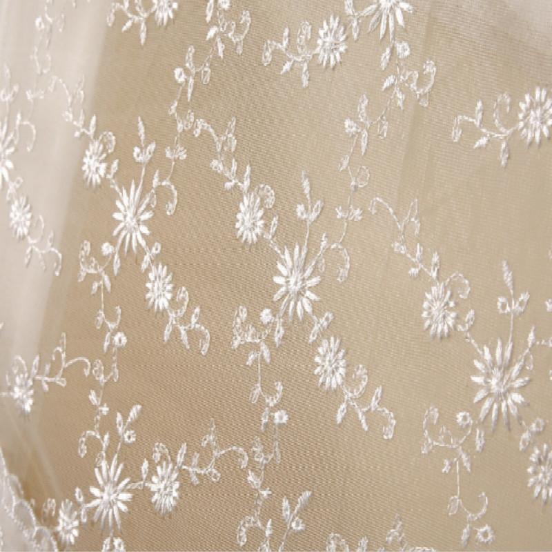 White Lace Piano Dust Cover - Embroidered Full Size Double Seats 153X33X120