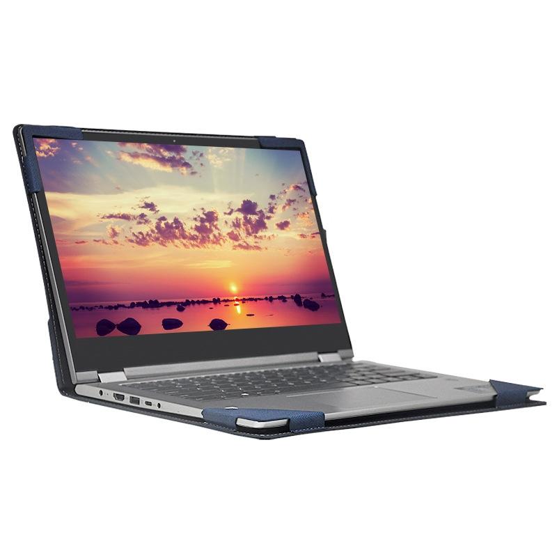 Yoga 520-14 Laptop Leather Case - Protective - Blue
