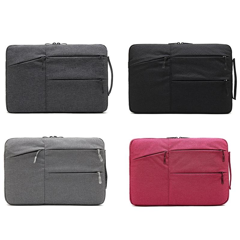 13.3 Inch Business Laptop Liner Bag - Polyester Zipper Closure - Black