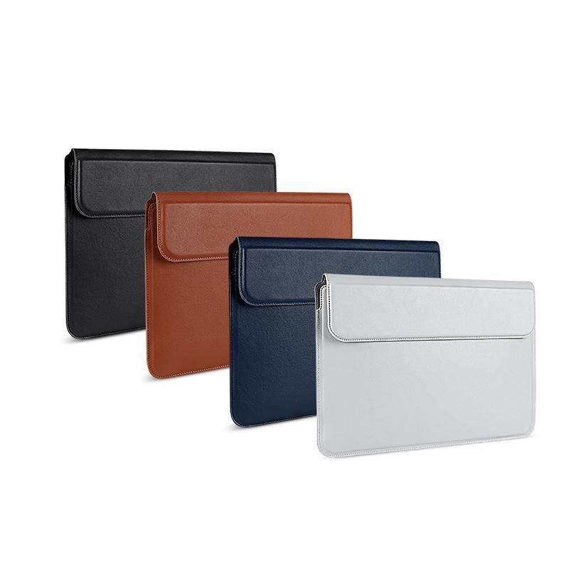 Multifunctional Notebook Liner Bag - Fits 14.1-15.4 Inch - Pu Material - Royal Blue