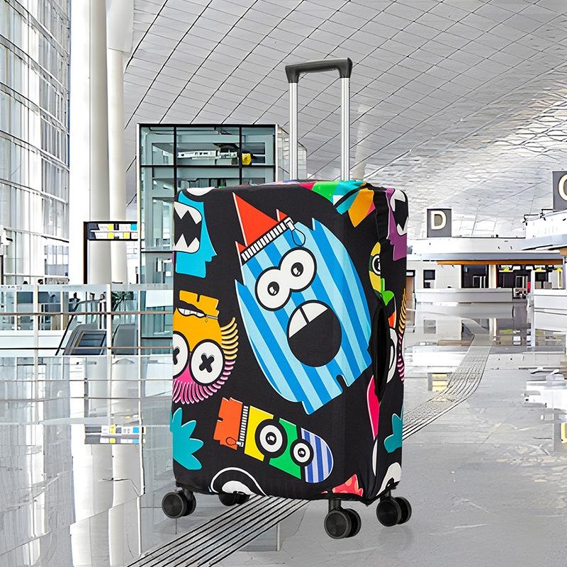 Thick Elastic Luggage Cover for Outdoor Travel - Fits 22-24 Inches - T-016 - M (20-22 Inches)