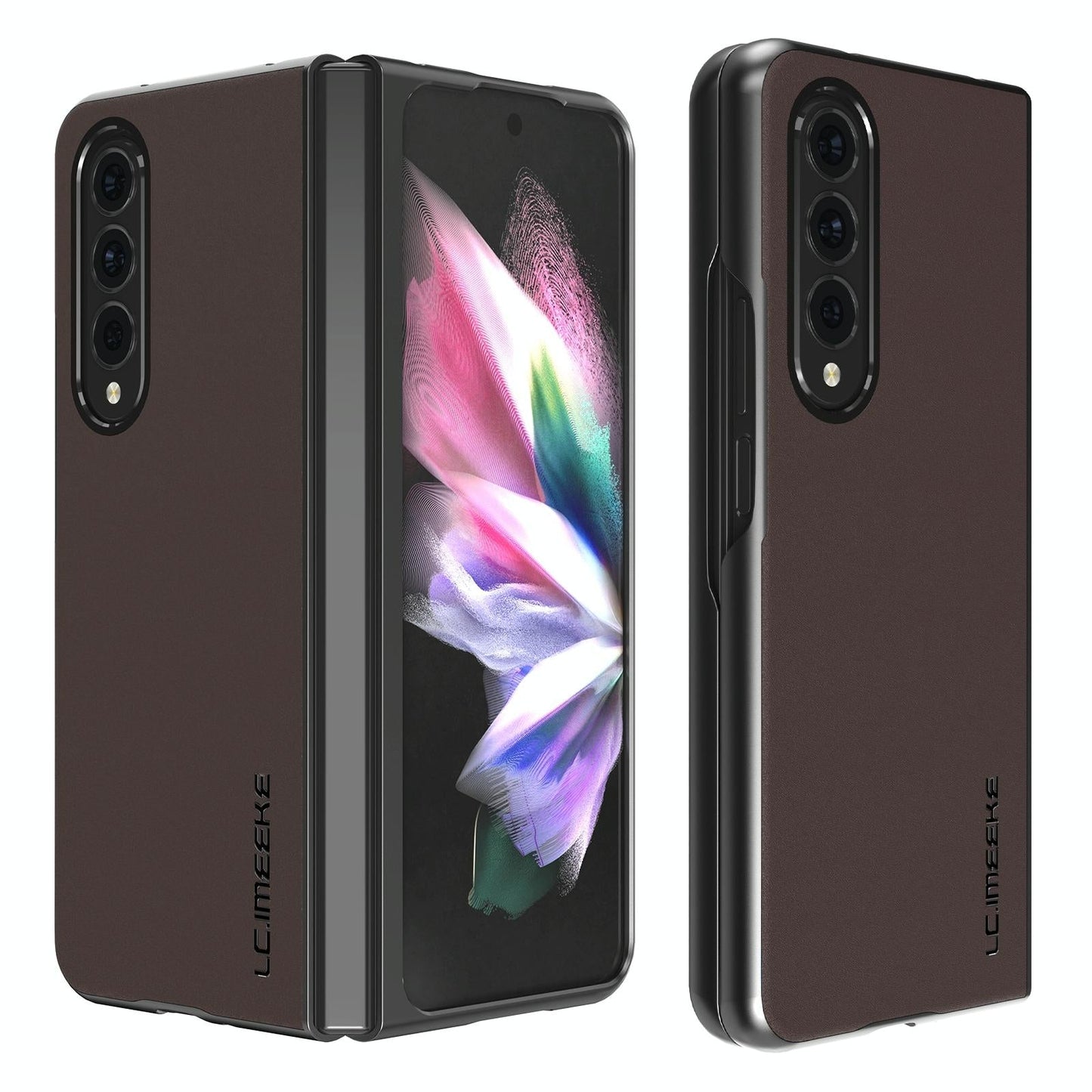Leather Shockproof Case for Samsung Galaxy z Fold 4 / 5g - Pink