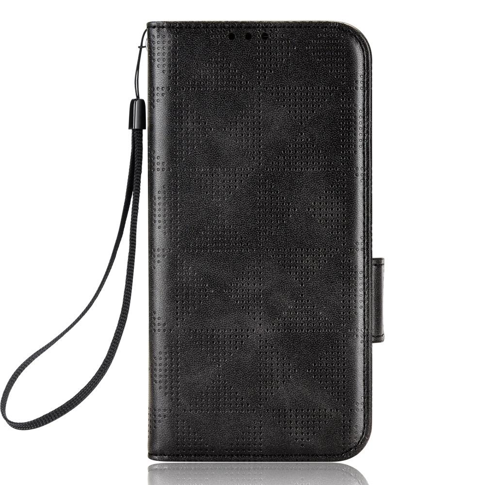 Symmetrical Leather Triangle Phone Case for Samsung Galaxy z Fold 4 - Black