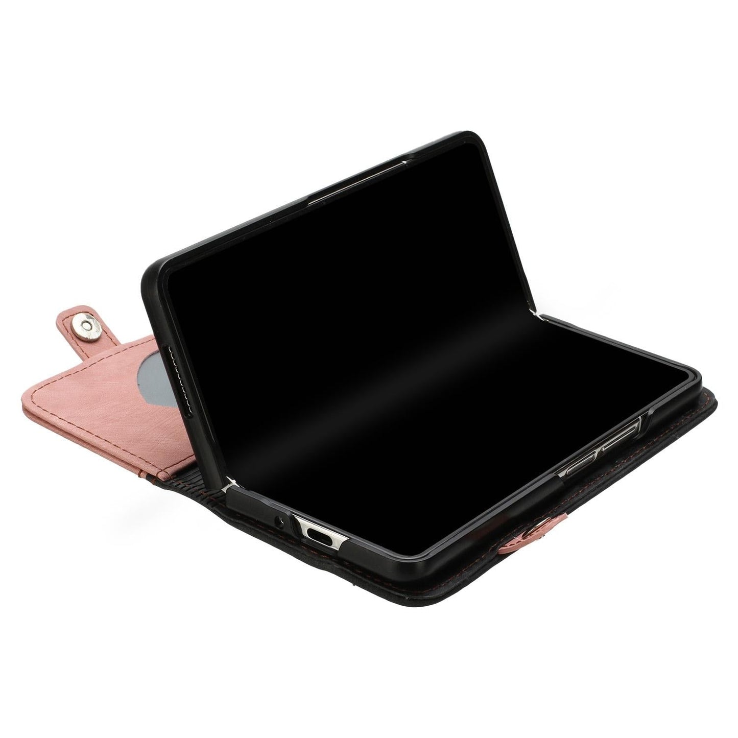 Leather Phone Case with Side Buckle for Samsung Galaxy z Fold 4 / 5g - Royal Blue