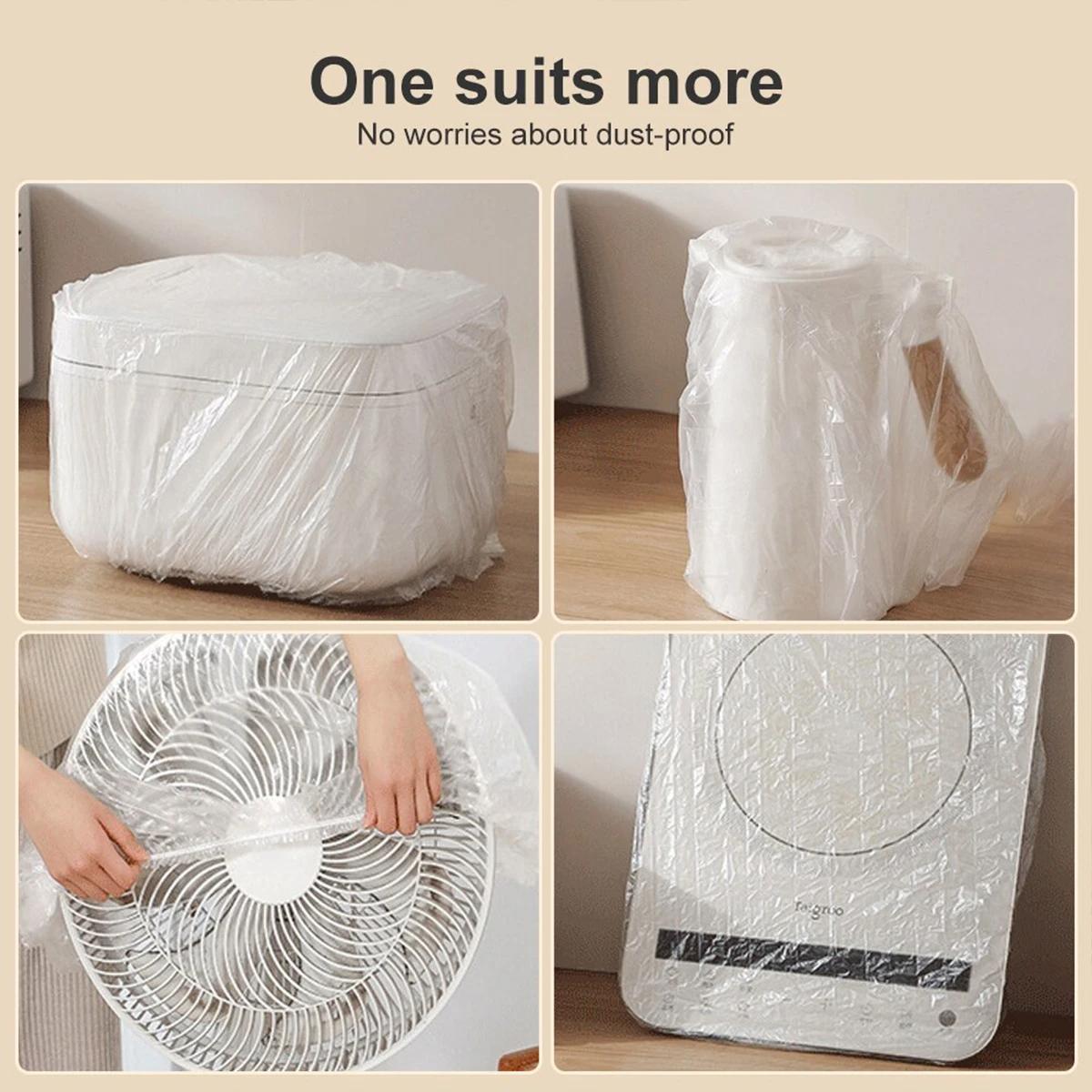 10-Pack Disposable Dust Covers For Electric Cooker And Oven - 120X120Cm White - 90X110Cm