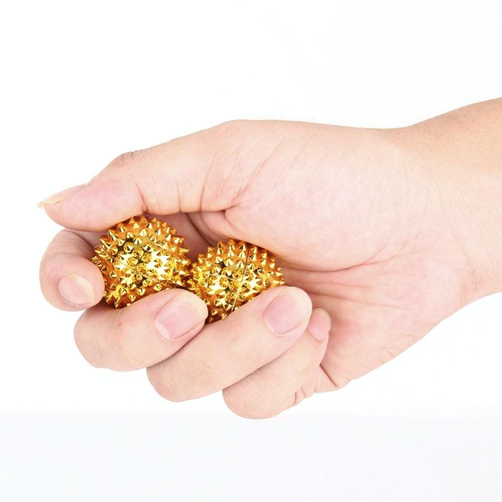 5.6Cm Magnetic Massage Ball For Muscle Relaxation - Gold