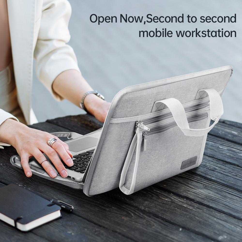 Portable Oxford Laptop Bag - Durable Fabric Multiple Colours - Dark Blue