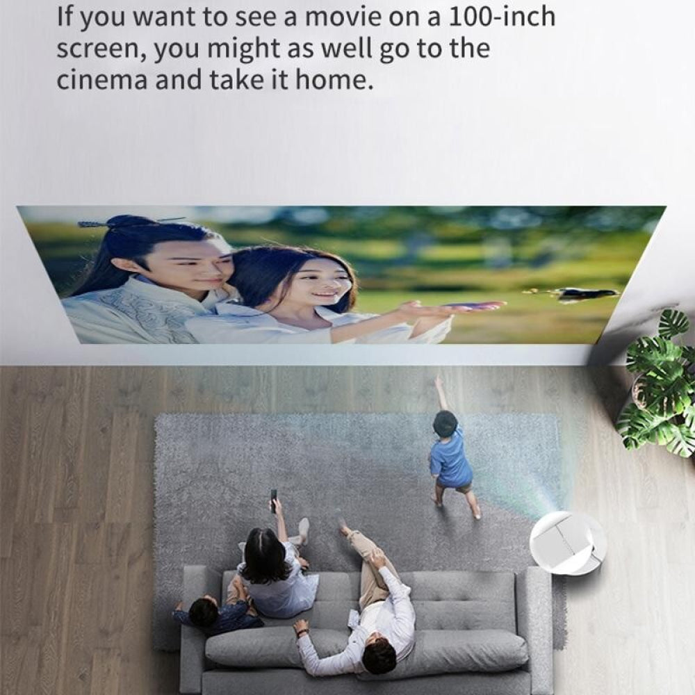 Portable Hd Projector - 1500 Lumens 1280X720 Resolution - Black