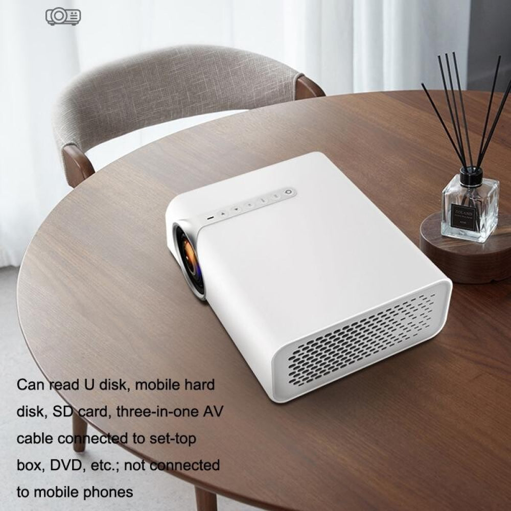 Compact 1080P Led Home Projector - Yg530 - White