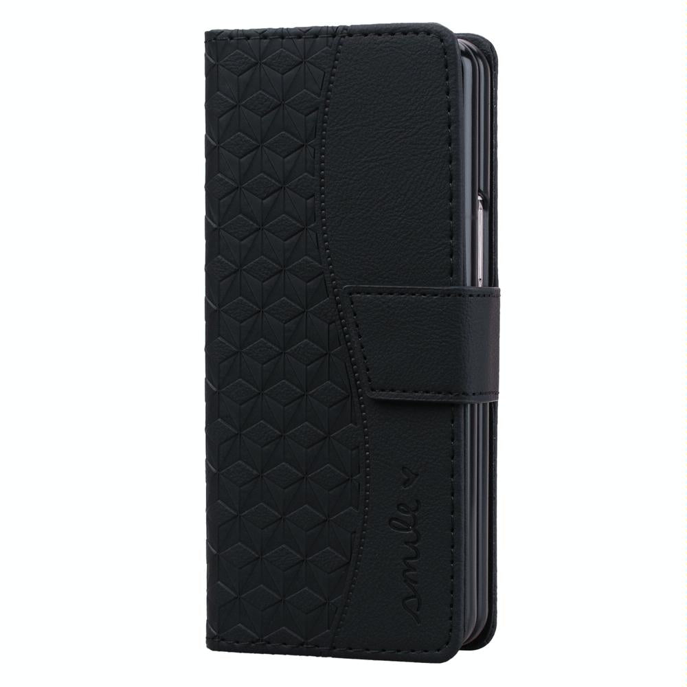 For Samsung Galaxy Z Fold4 5G Leather Phone Case With Diamond Buckle And Lanyard - Green