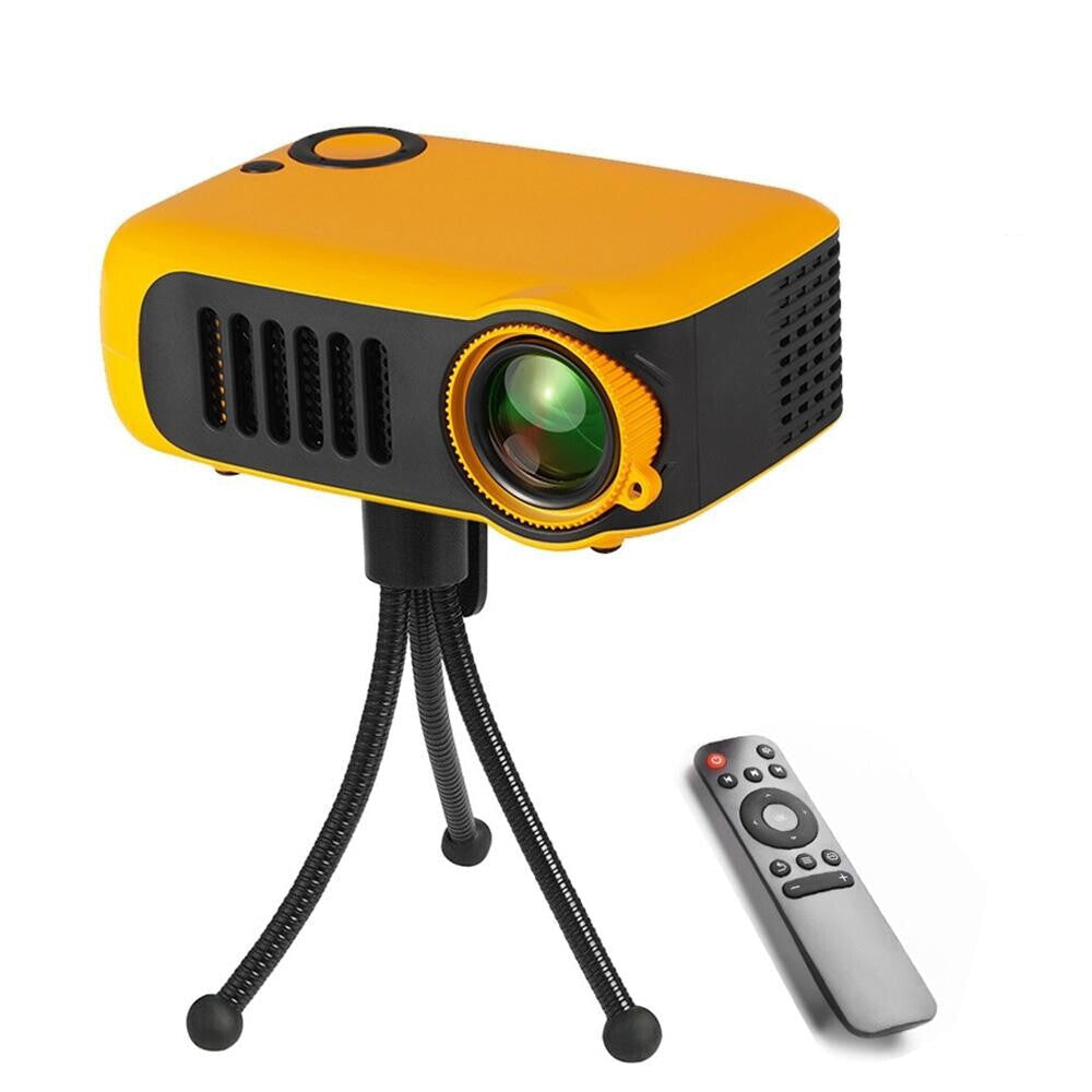 Portable 800 Lumen Home Theater Projector - 1080P Support - Black