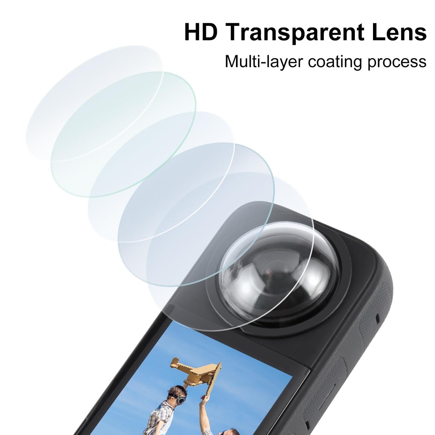 Optical Glass Lens Guard For Insta360 X3 - Protective Cover