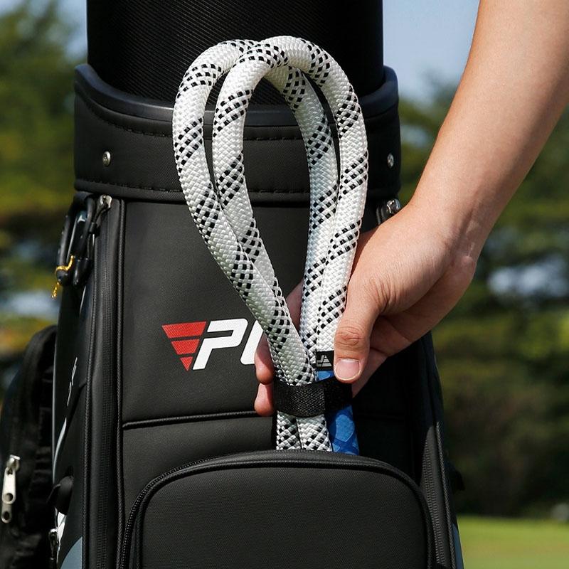Golf Power Rope Swing For Rhythmic Training - Indoor / Outdoor Exerciser - Orange Black