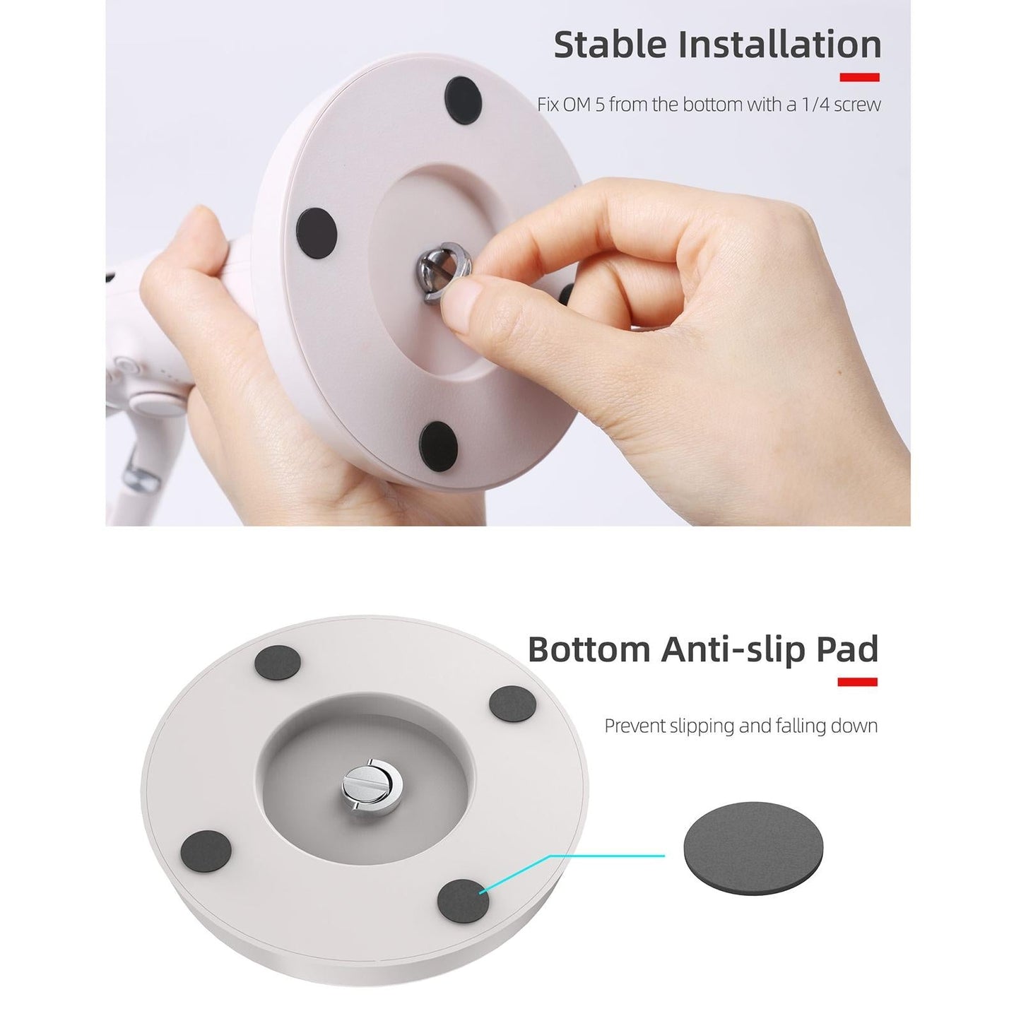 Desktop Stand for Dji Om 5 Mobile Gimbal - Grey