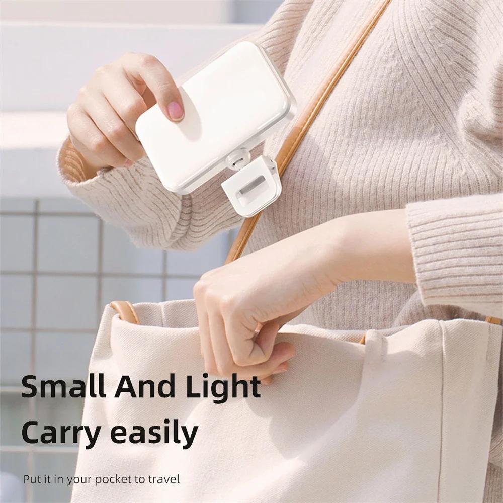 Rechargeable Clip-On Selfie Light With 66 Leds - 3 Modes For Phone Laptop Tablet - Black