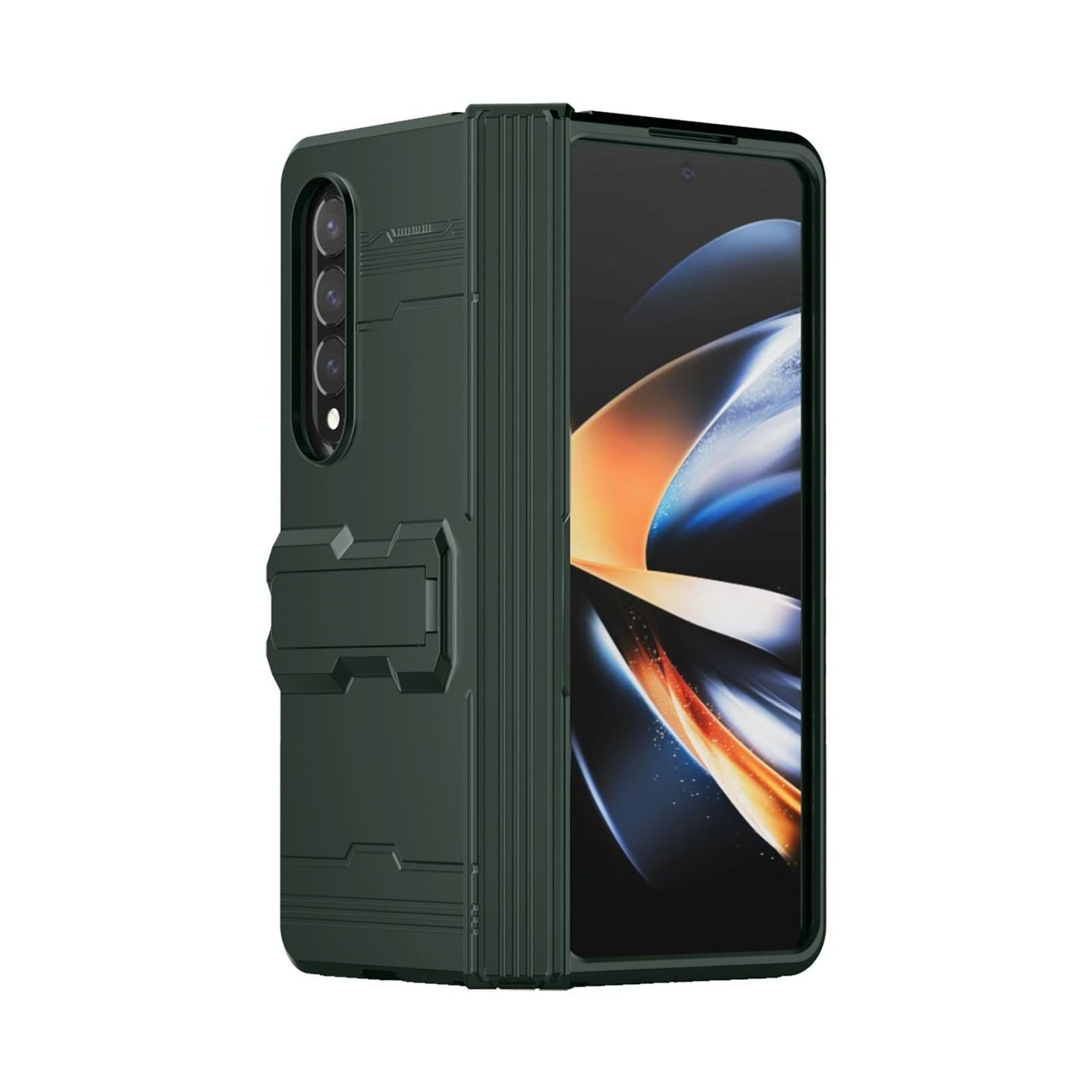 Anti-fall King Kong Phone Case for Samsung Galaxy z Fold 4 - Green