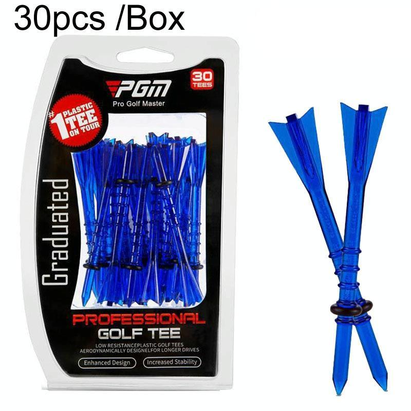 30 Adjustable Golf Tees With 83Mm Height Limit - Set Of 30 - Orange