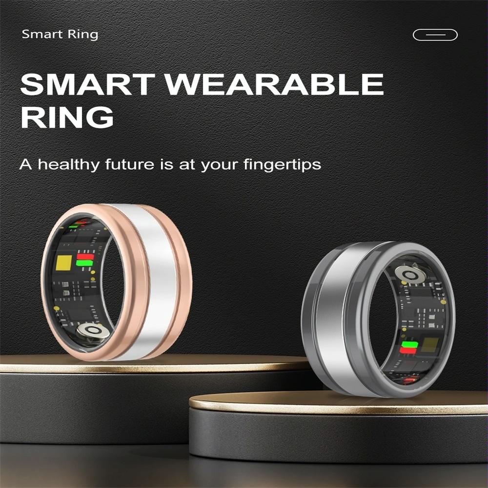 Smart Ring With Heart Rate Blood Oxygen Sleep Tracking - R18 Size 9