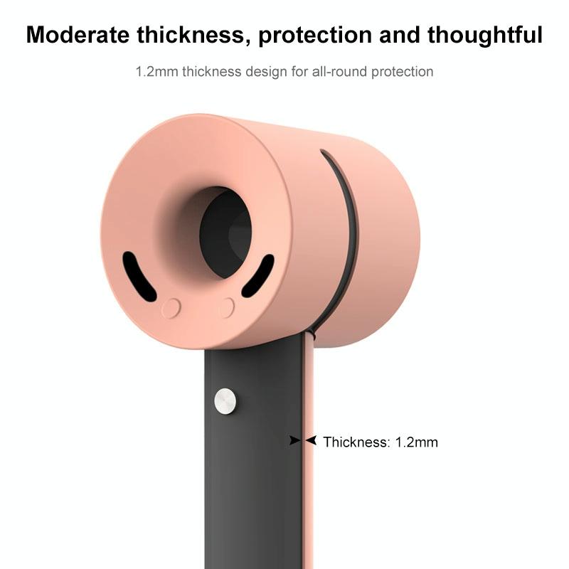 Shockproof Silicone Case For Dyson Hairdryer - Matcha Green
