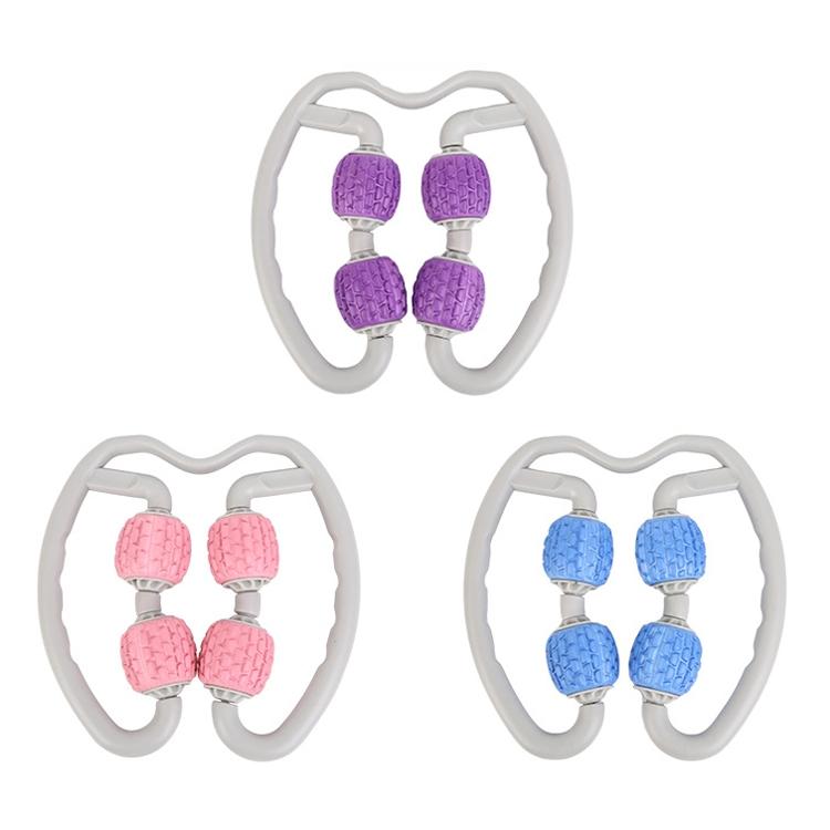 Soft Ring Leg Muscle Massage Roller - Purple