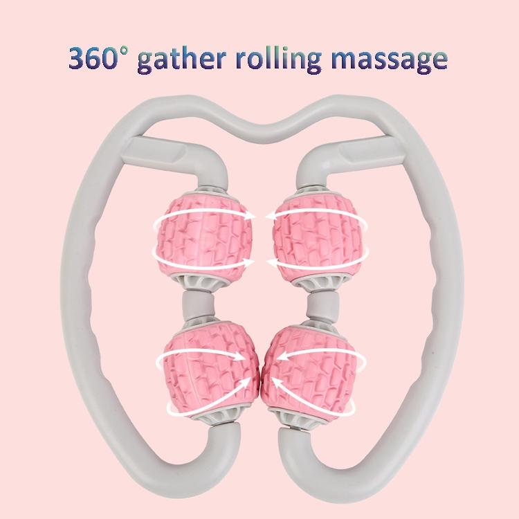 Soft Ring Leg Muscle Massage Roller - Purple
