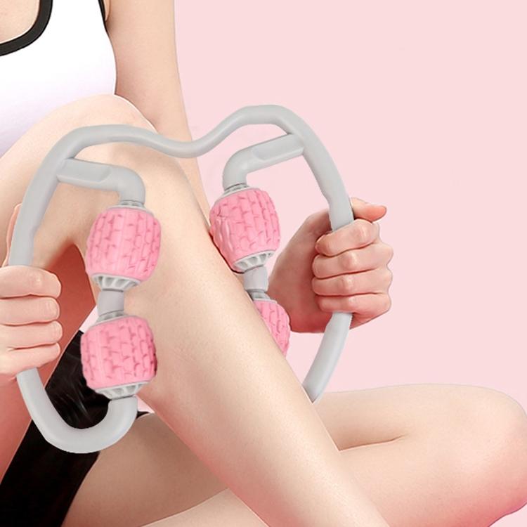 Soft Ring Leg Muscle Massage Roller - Purple