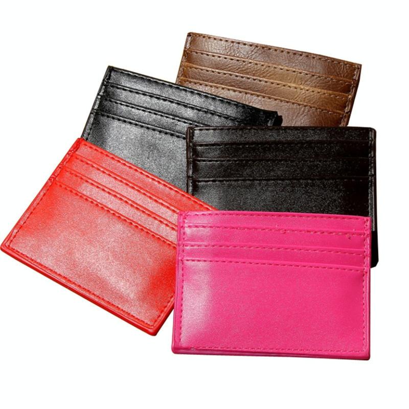 Multi Card Holder For Men Driver License Bank Cards - Dark Brown