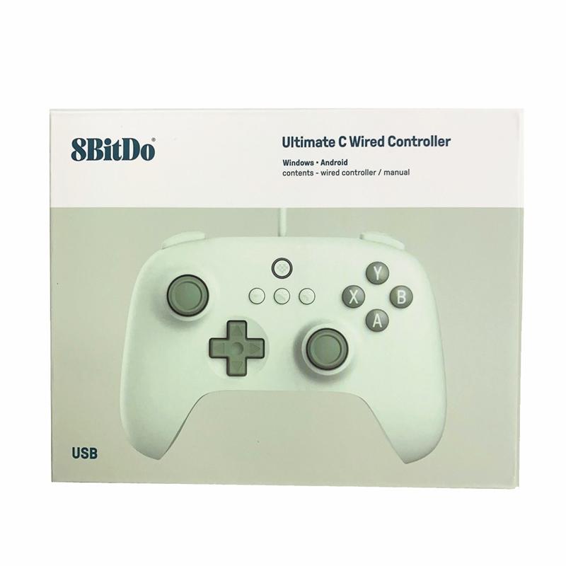 Wired Gaming Controller for Pc / Windows / Steam Deck / Android - Youth Edition - Green