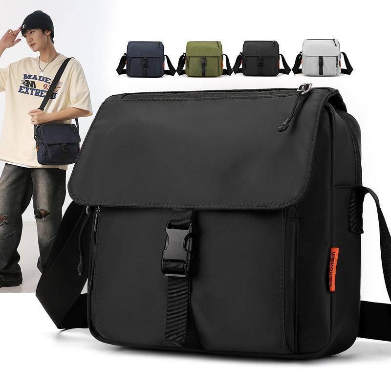 Waterproof Unisex Crossbody Bag For Couples - Light Gray