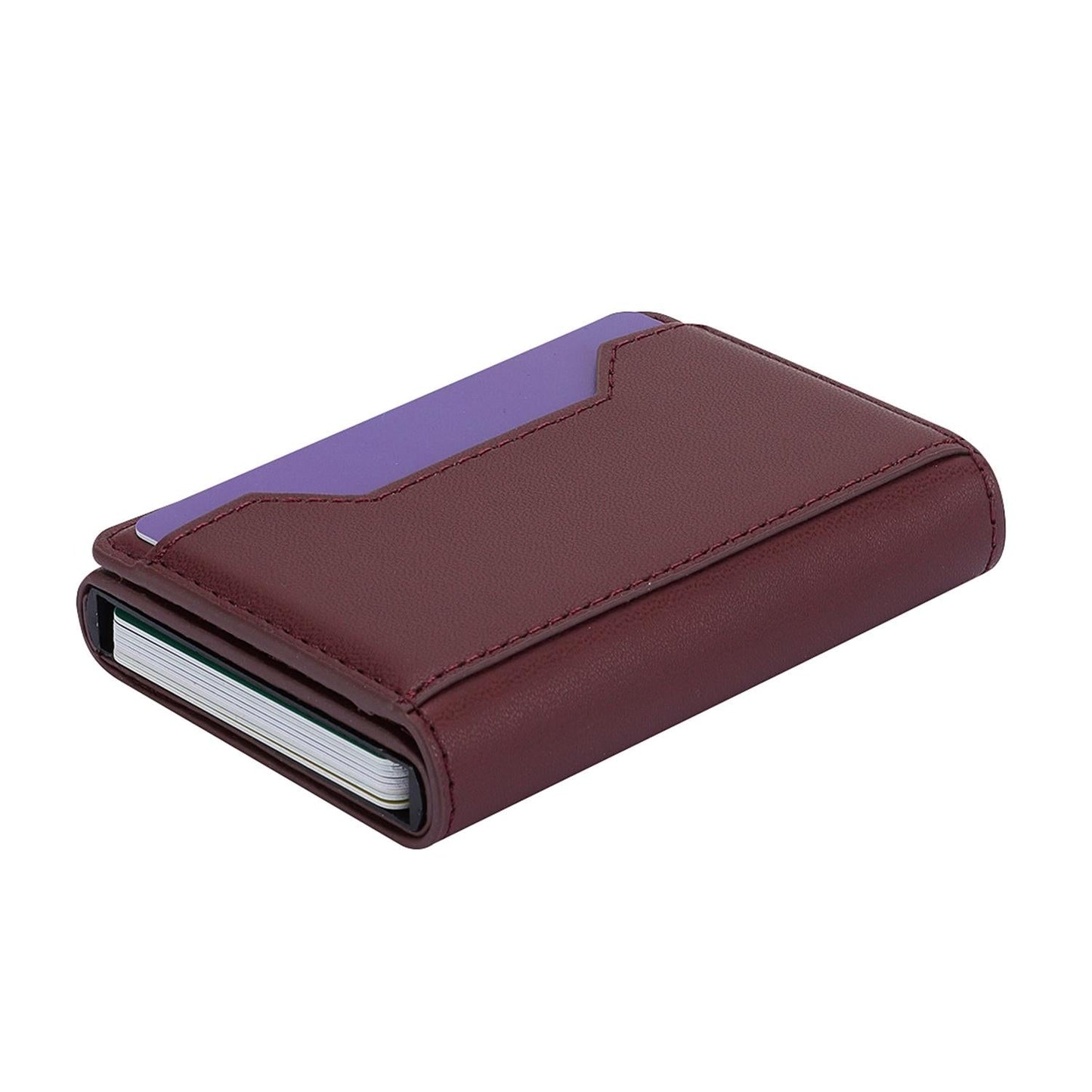 10x6x3cm Secure Brush Card Bag - Compact and Protective - Brown
