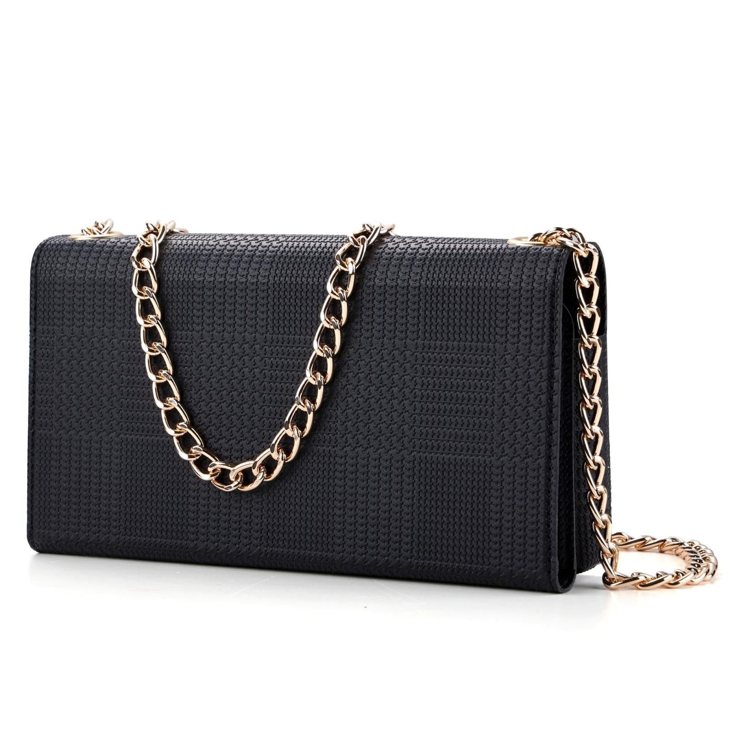 Leather Crossbody Bag With Rfid Protection 20 X 10 X 3.5Cm - Pink