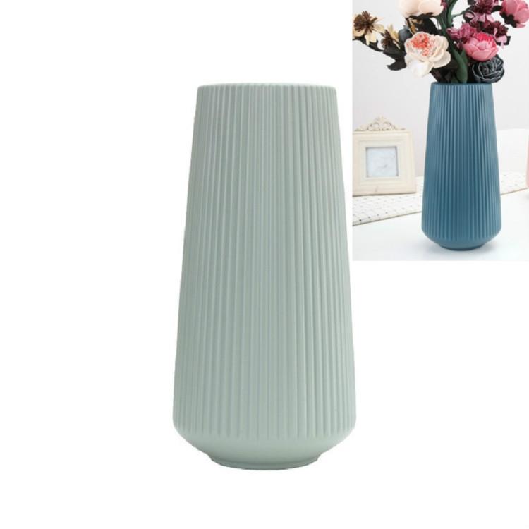 Versatile Plastic Flower Vase For Dry And Wet Arrangements - Pink