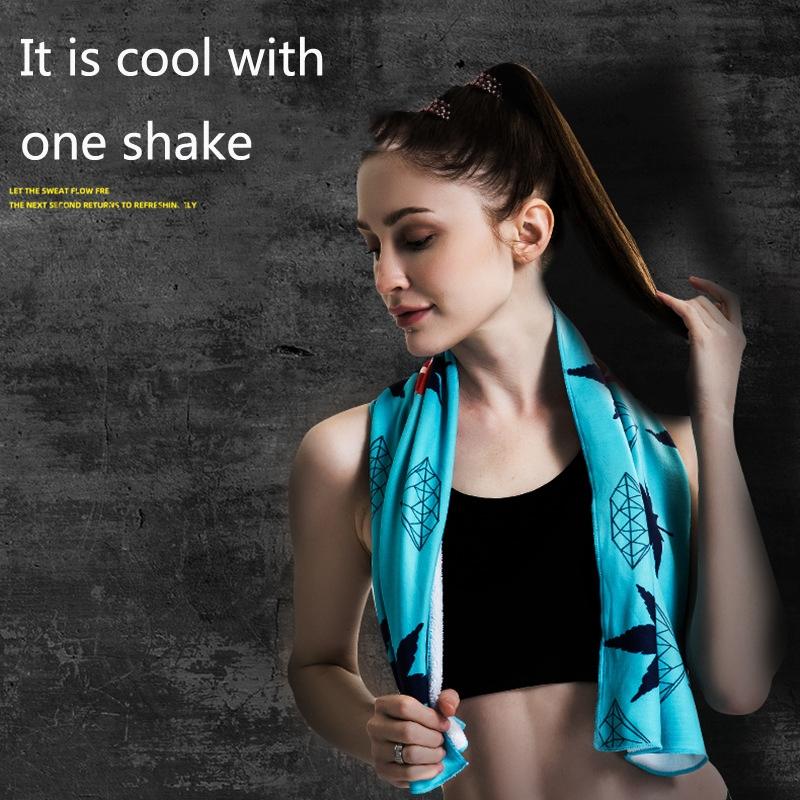 Quick Drying Cooling Towel For Outdoor Sports 100 X 30Cm - Maple