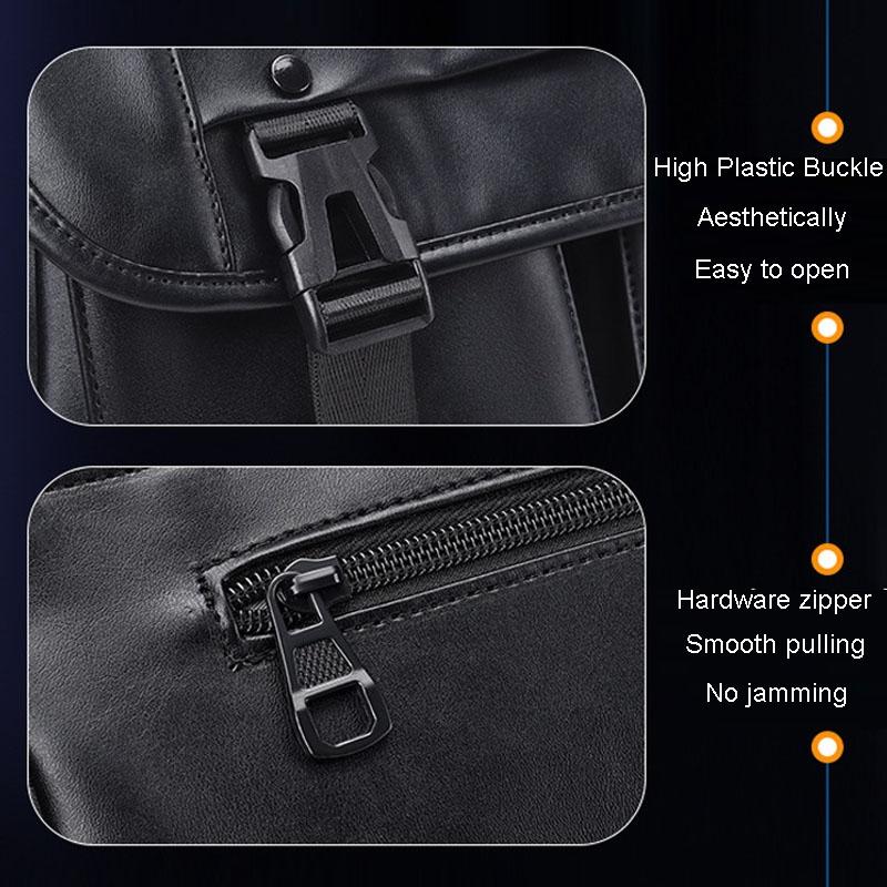 Large Capacity Business Messenger Bag For Men - Blue