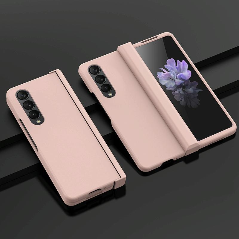 Foldable Skin Feel Case for Samsung Galaxy z Fold 4 / 5g - Pink