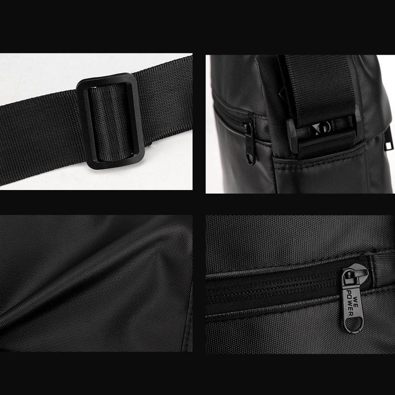Large Capacity Men Messenger Bag For Travel & Commuting - Gray