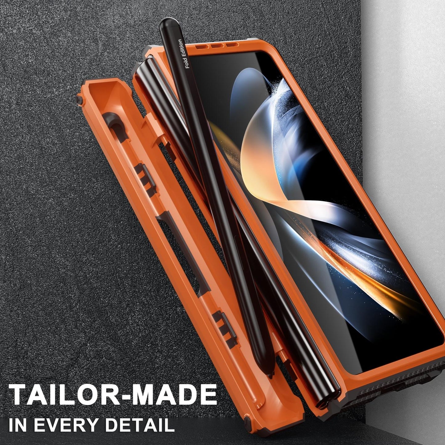 Foldable Shockproof Phone Case for Samsung Galaxy z Fold 4 / 5g - White