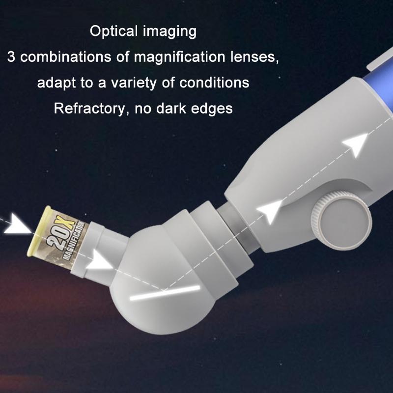 High-definition Children's Telescope for Science Education - A Model Blue